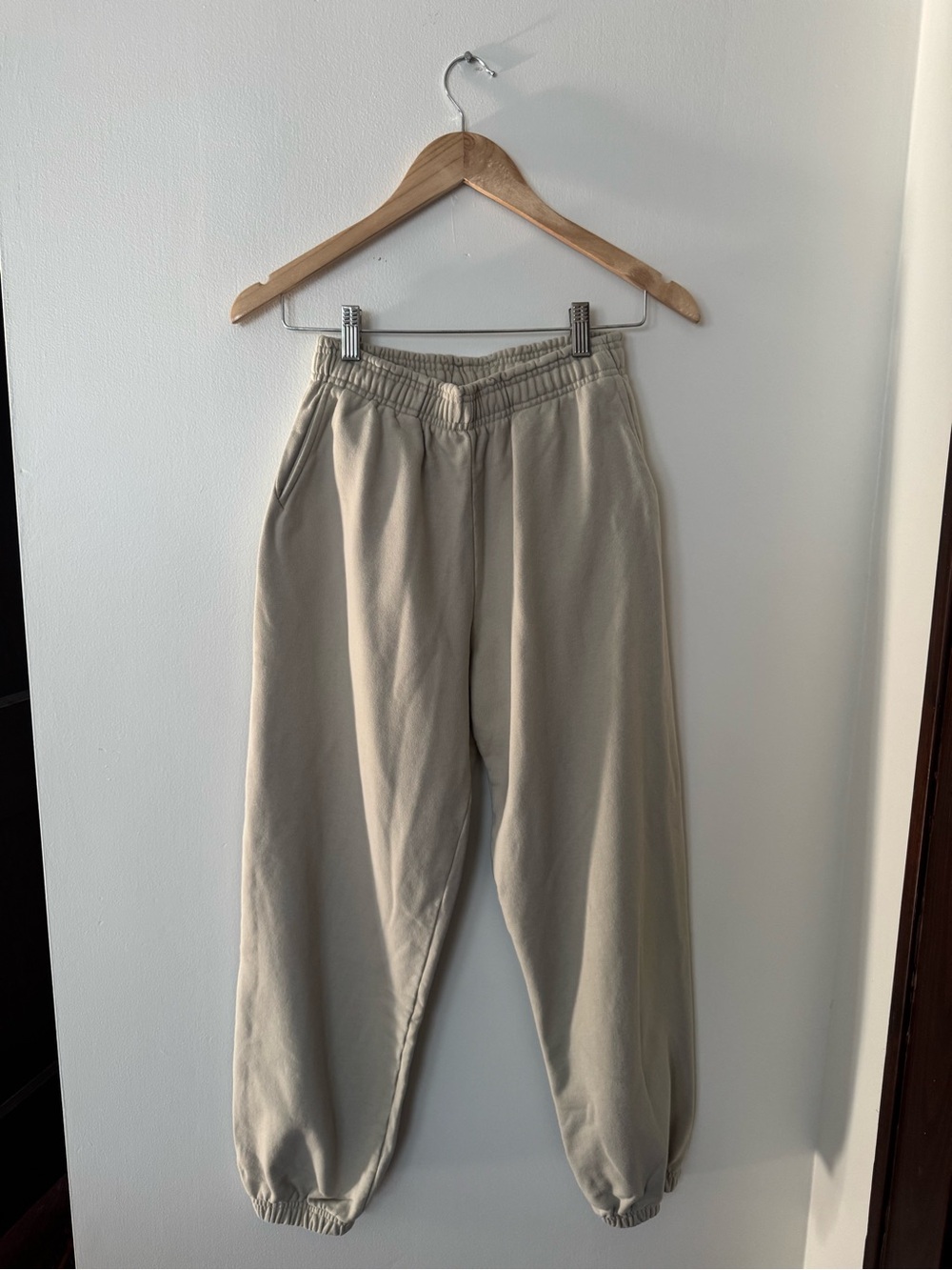 Daily Drills Sage Green Elastic-Waist Joggers